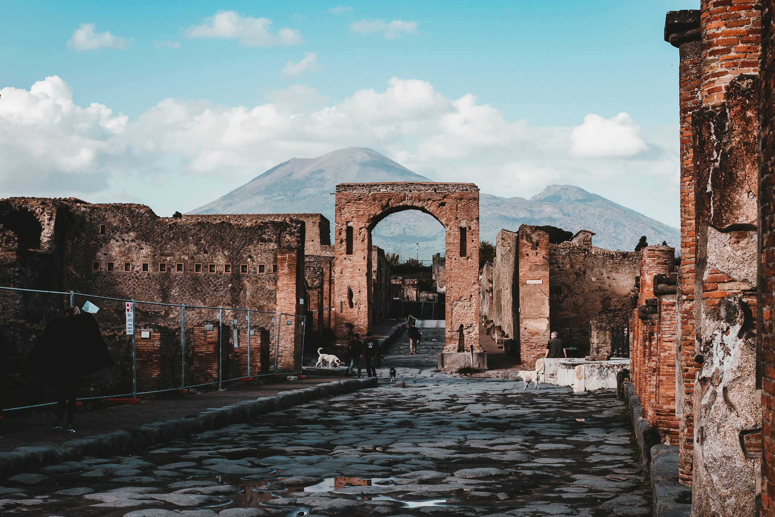 Pompei Vesuvius view